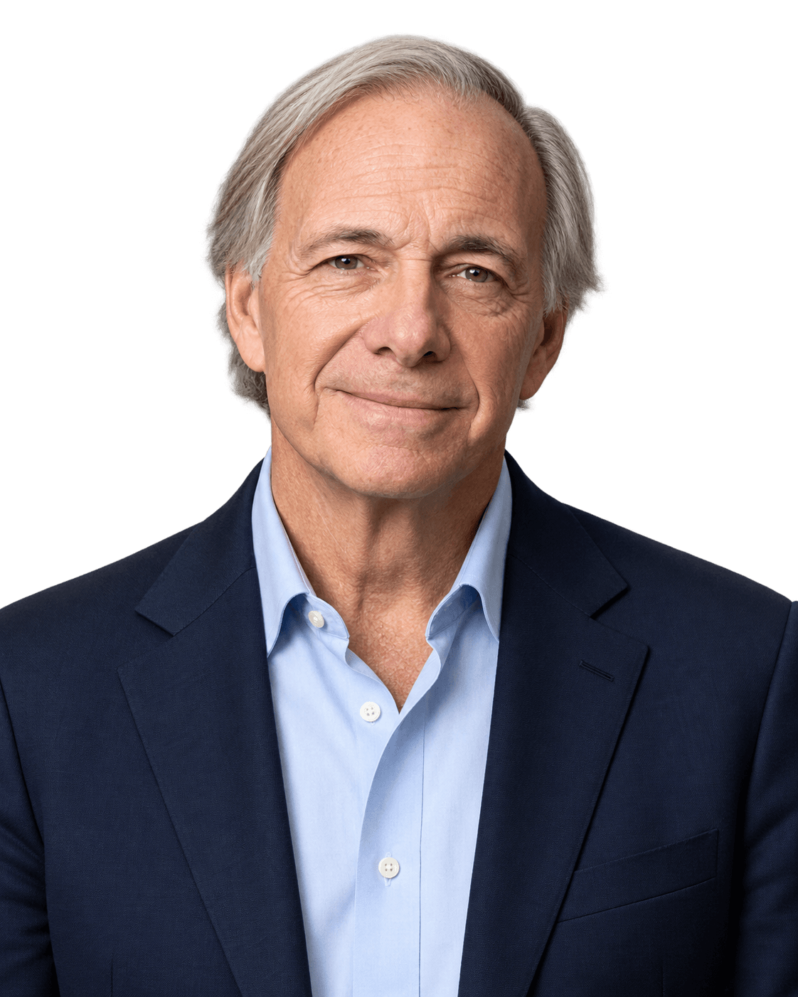 Illustrated portrait of Ray Dalio